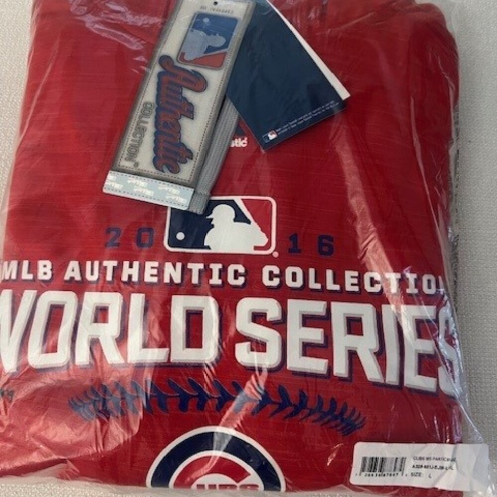 NWT Chicago Cubs Majestic 2016 World Series Bound Authentic Collection On-Field